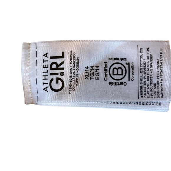 Athleta Girl Retroactive 1/2 Zip Up Pull Over EUC - Picture 11 of 12